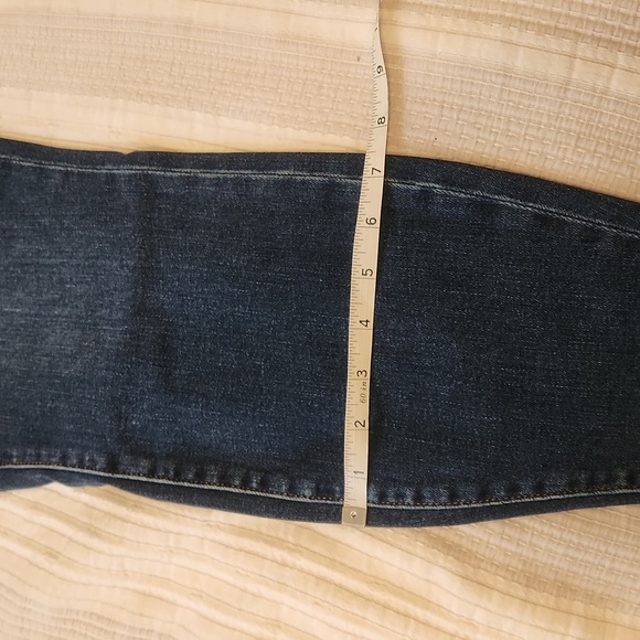 Good American Good Waist Crop Jeans in blue Indigo379 size 16W - Picture 15 of 17